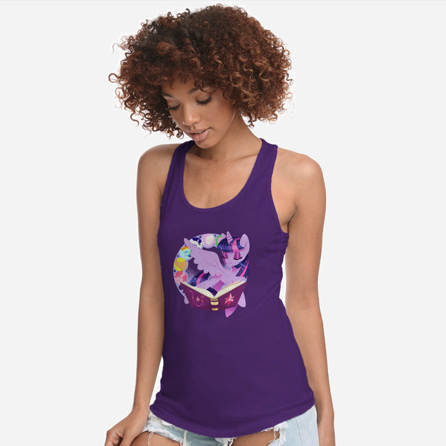 In Our Book-womens racerback tank-thedicegoddess