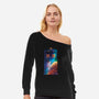 In Space and Time-womens off shoulder sweatshirt-danielmorris1993