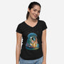 In The Spirit World-womens v-neck tee-KatLowryArt