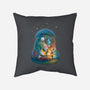 In The Spirit World-none removable cover w insert throw pillow-KatLowryArt