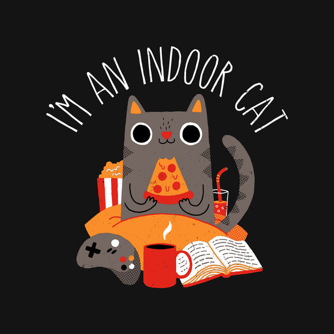 Indoor Cat-none removable cover w insert throw pillow-DinomIke