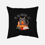 Indoor Cat-none removable cover w insert throw pillow-DinomIke