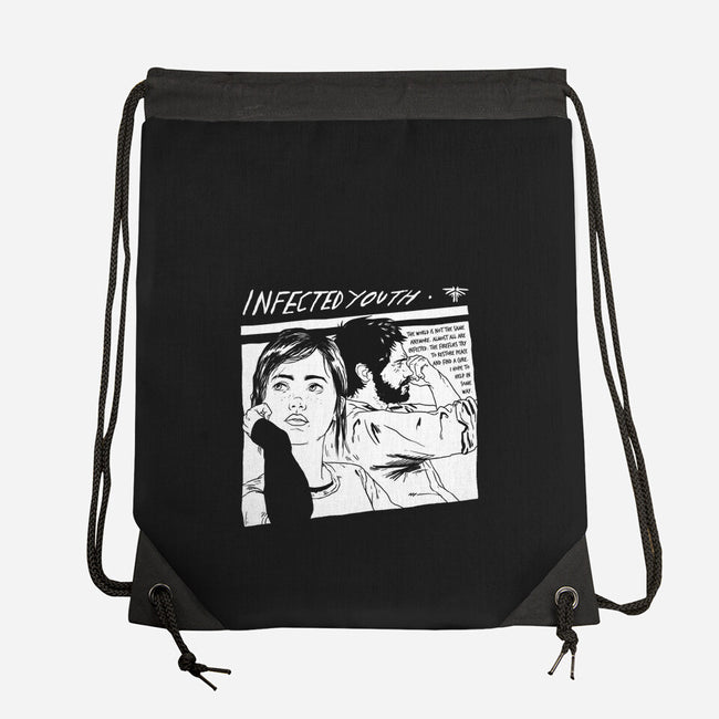 Infected Youth-none drawstring bag-rustenico