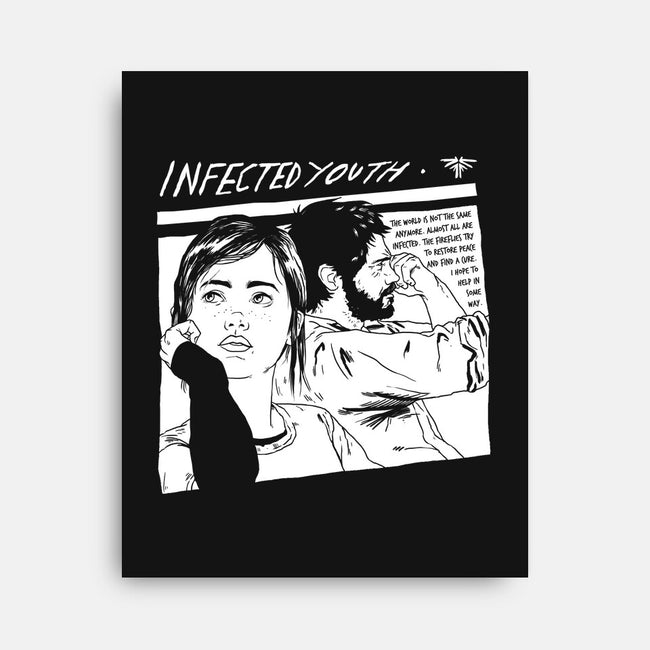 Infected Youth-none stretched canvas-rustenico