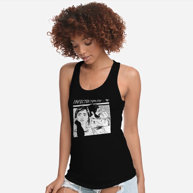 Infected Youth-womens racerback tank-rustenico