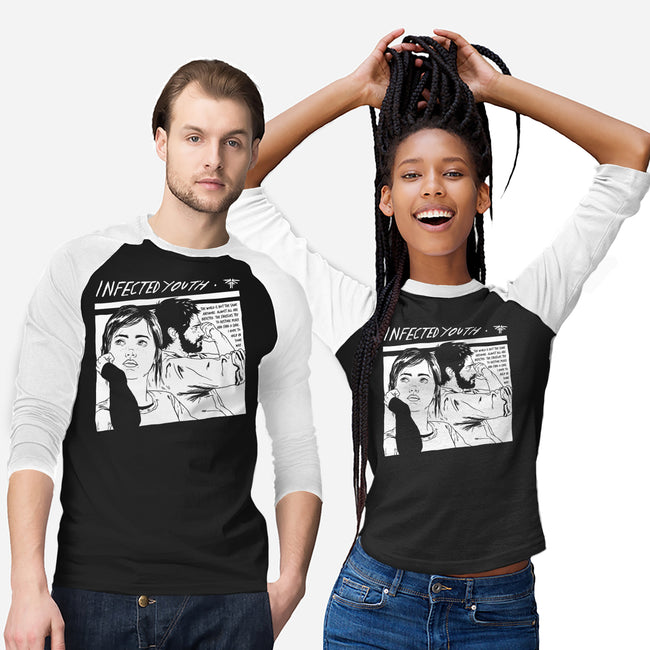 Infected Youth-unisex baseball tee-rustenico