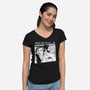 Infected Youth-womens v-neck tee-rustenico