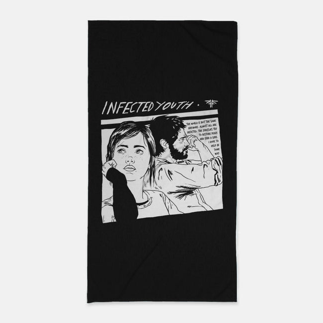 Infected Youth-none beach towel-rustenico