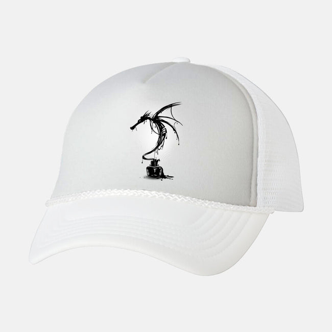 Ink Dragon-unisex trucker hat-alnavasord