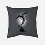 Ink Dragon-none removable cover w insert throw pillow-alnavasord
