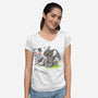 Inked Dragon-womens v-neck tee-BlancaVidal