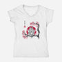 Inner Peace Sumi-e-womens v-neck tee-Getsousa!