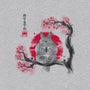 Inner Peace Sumi-e-womens v-neck tee-Getsousa!