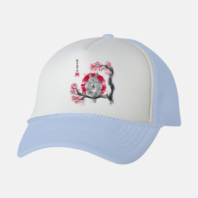 Inner Peace Sumi-e-unisex trucker hat-Getsousa!