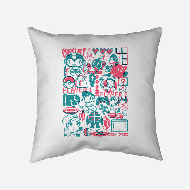 Insert Coin-none removable cover throw pillow-BlancaVidal