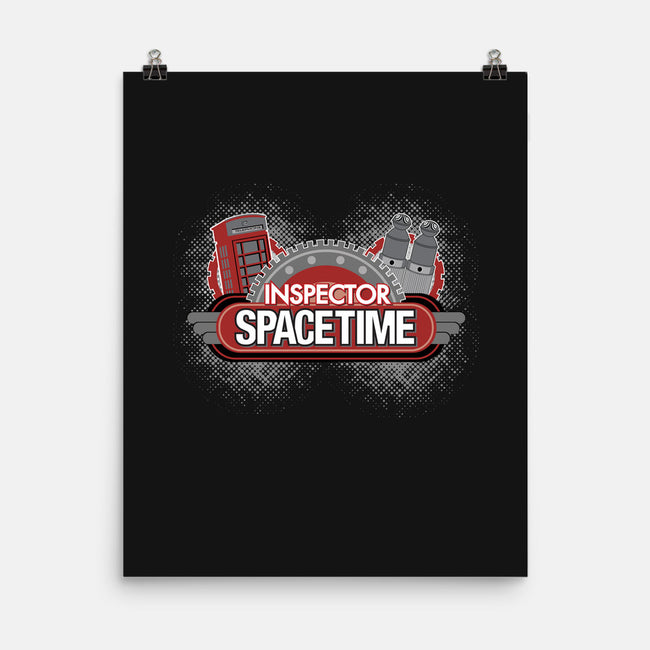 Inspector Spacetime-none matte poster-elfwitch