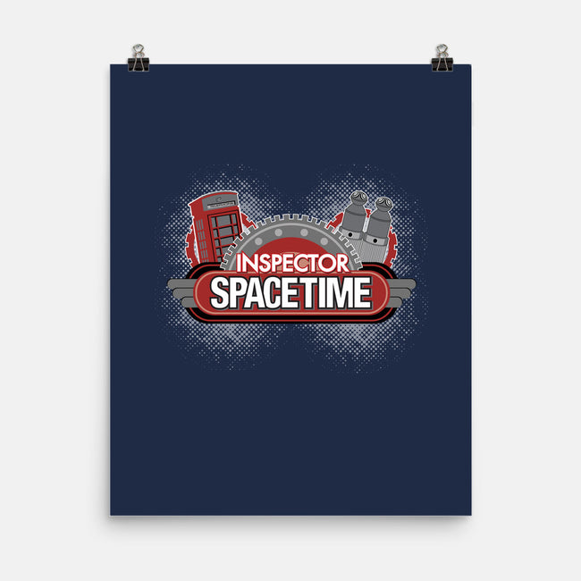 Inspector Spacetime-none matte poster-elfwitch
