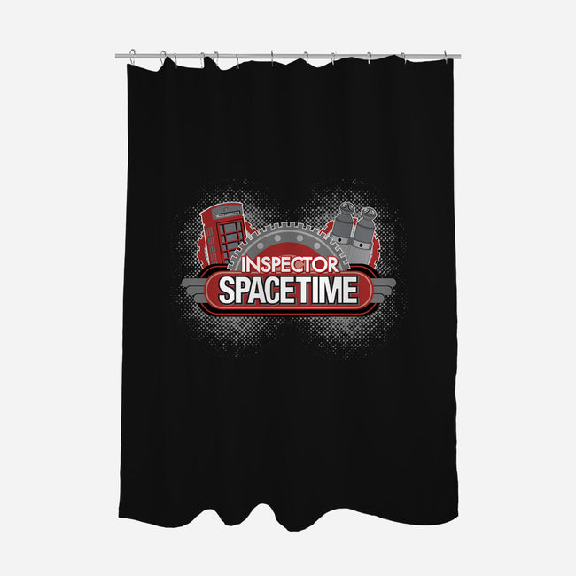 Inspector Spacetime-none polyester shower curtain-elfwitch