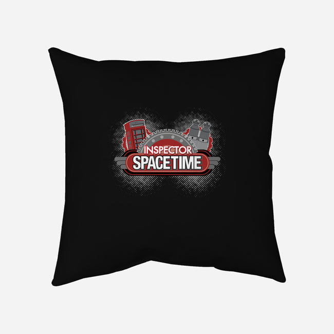 Inspector Spacetime-none removable cover throw pillow-elfwitch