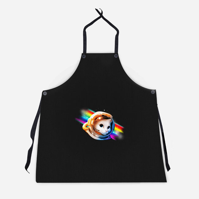 Interstellar Cat-unisex kitchen apron-tobefonseca