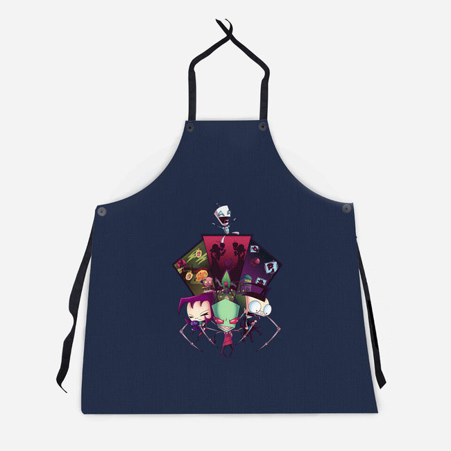 Invade and Enslave-unisex kitchen apron-stellica