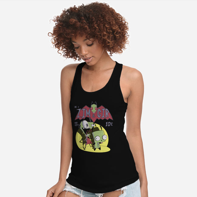 Invaderman-womens racerback tank-xMorfina