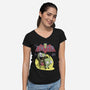 Invaderman-womens v-neck tee-xMorfina