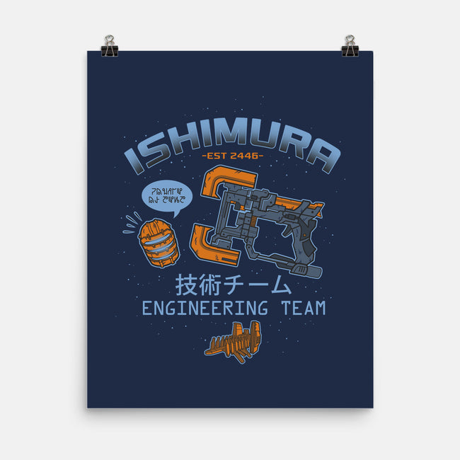 Ishimura Engineering-none matte poster-aflagg