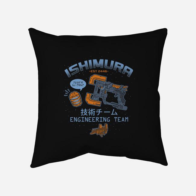 Ishimura Engineering-none removable cover w insert throw pillow-aflagg