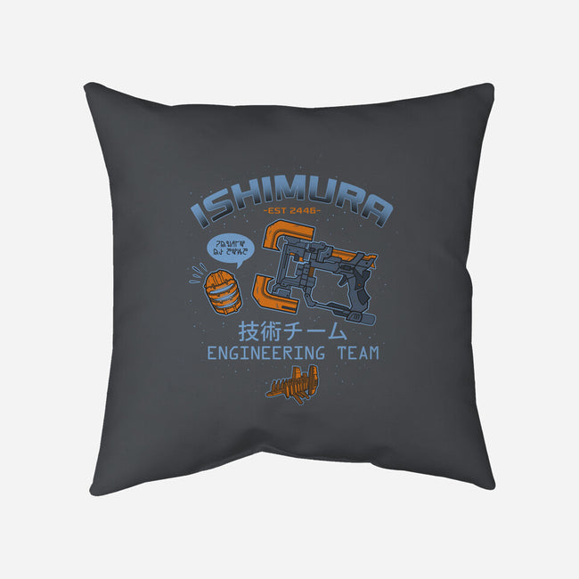 Ishimura Engineering-none removable cover w insert throw pillow-aflagg