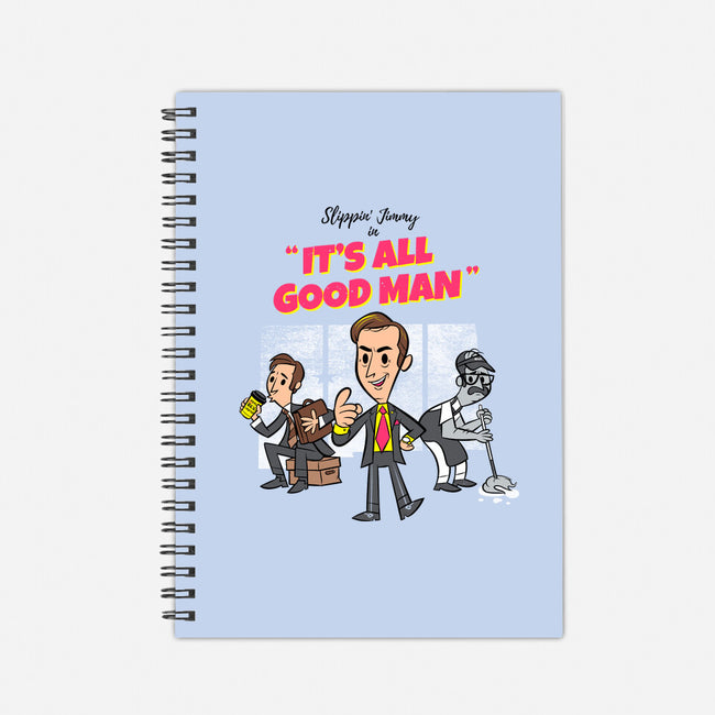 It's All Good Man-none dot grid notebook-spiritgreen