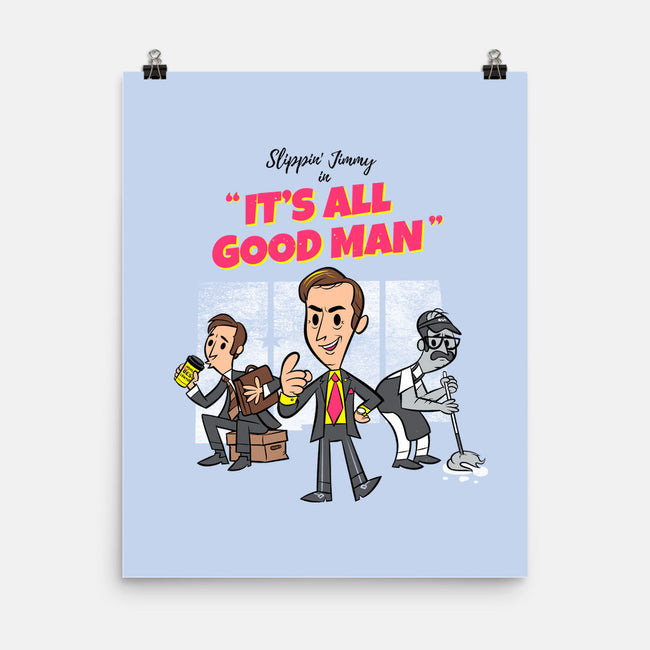 It's All Good Man-none matte poster-spiritgreen