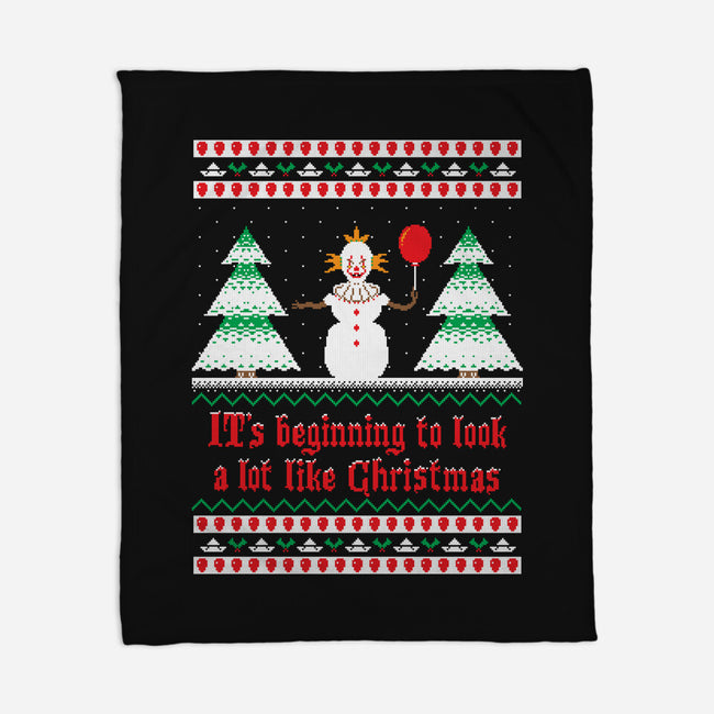 ITs Beginning to Look a Lot Like Christmas-none fleece blanket-SevenHundred