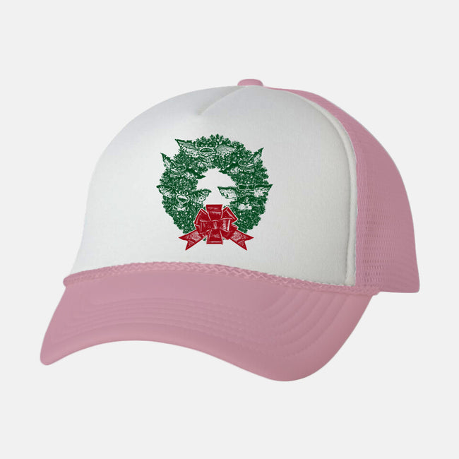 It's Beginning To Look A Lot Like Gremlins-unisex trucker hat-QFSChris