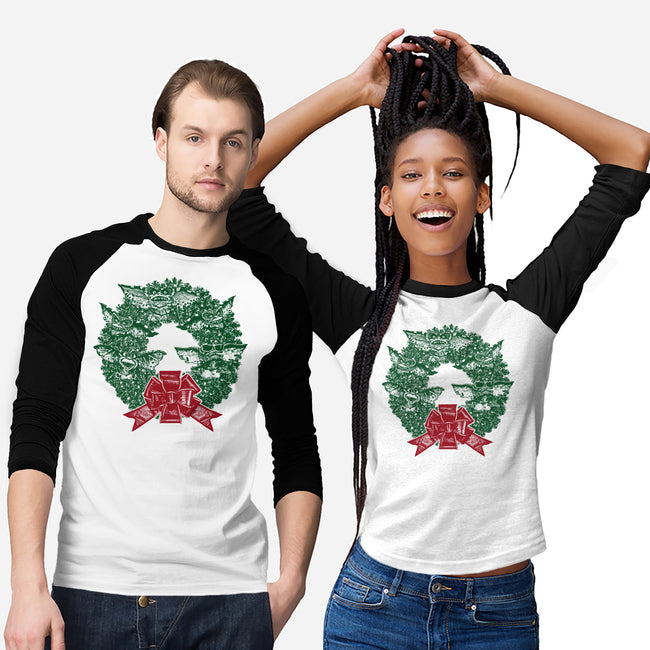 It's Beginning To Look A Lot Like Gremlins-unisex baseball tee-QFSChris