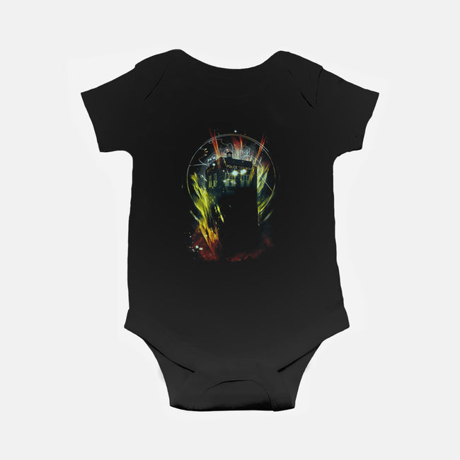 It's Bigger On The Inside-baby basic onesie-kharmazero