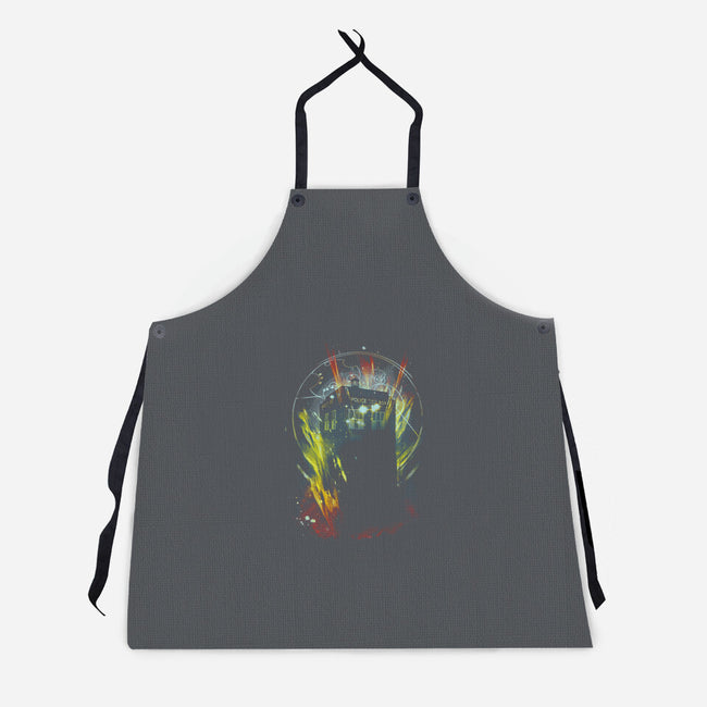 It's Bigger On The Inside-unisex kitchen apron-kharmazero