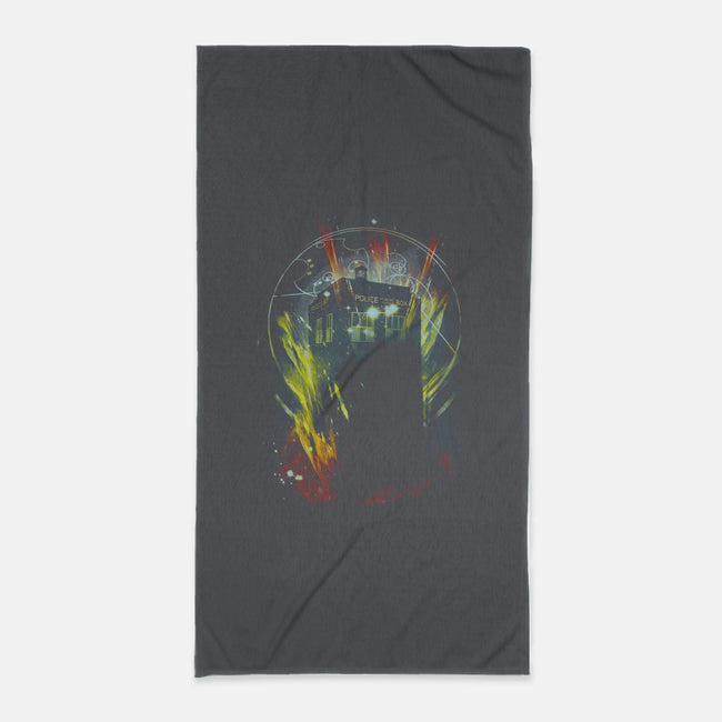 It's Bigger On The Inside-none beach towel-kharmazero