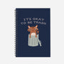 It's Okay to Be Trash-none dot grid notebook-Mykelad