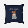 It's Okay to Be Trash-none removable cover w insert throw pillow-Mykelad