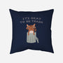 It's Okay to Be Trash-none removable cover throw pillow-Mykelad