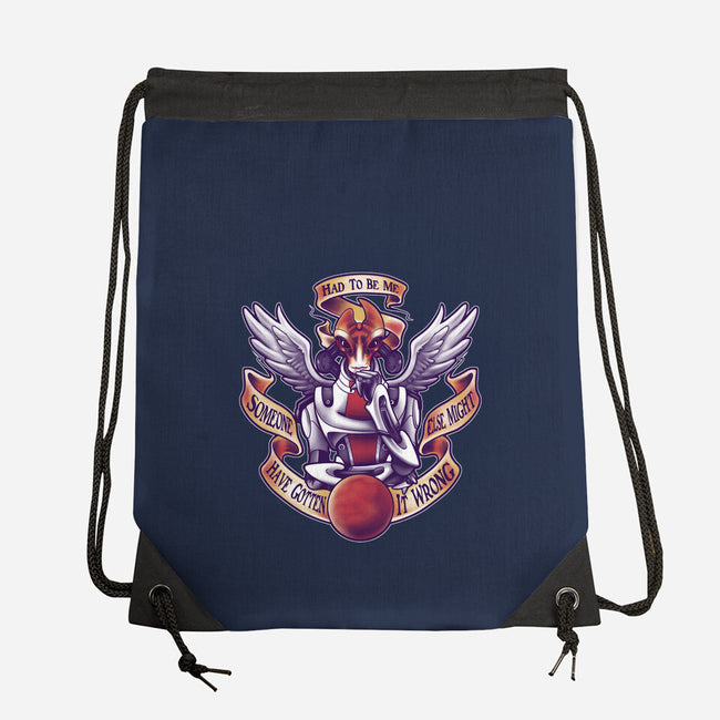 Had To Be Me-none drawstring bag-KindaCreative