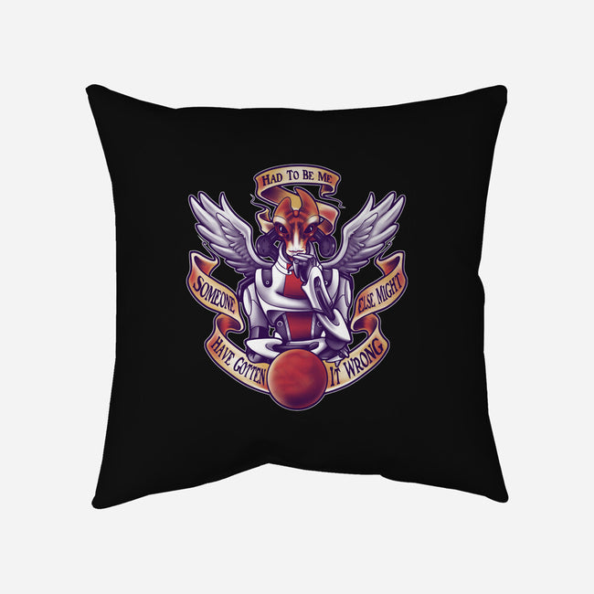 Had To Be Me-none removable cover w insert throw pillow-KindaCreative
