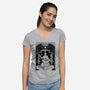 Hail Sagan-womens v-neck tee-brankovranic