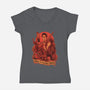 Hail to the King, Baby-womens v-neck tee-Moutchy