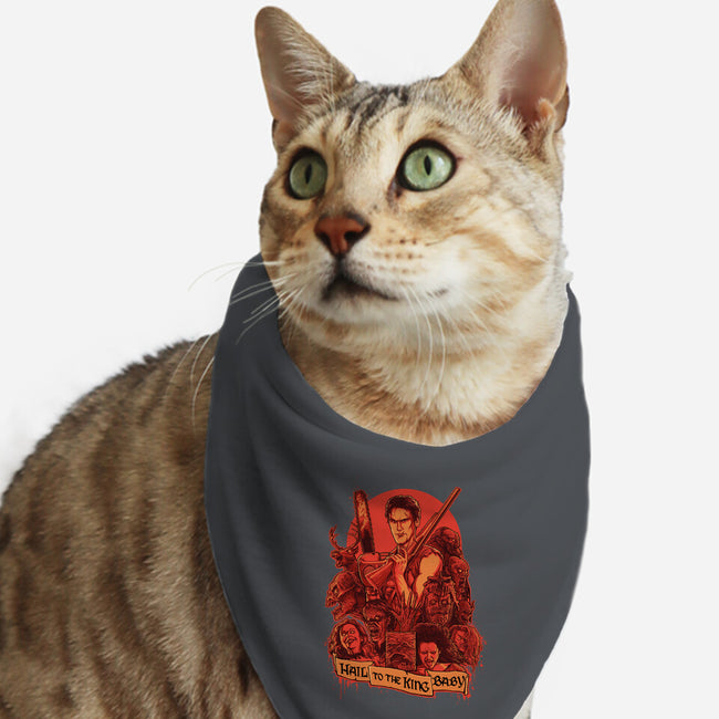 Hail to the King, Baby-cat bandana pet collar-Moutchy