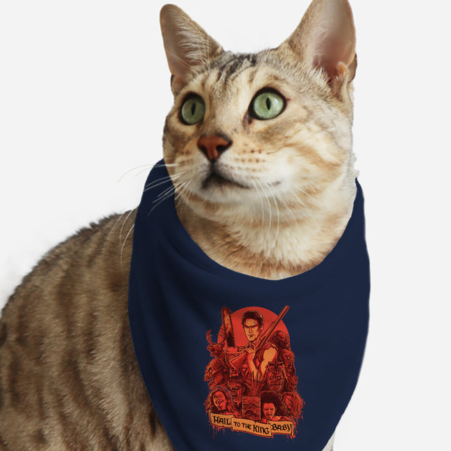 Hail to the King, Baby-cat bandana pet collar-Moutchy