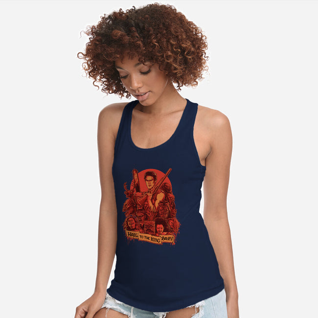 Hail to the King, Baby-womens racerback tank-Moutchy