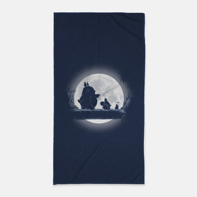 Hakuna Totoro-none beach towel-paulagarcia