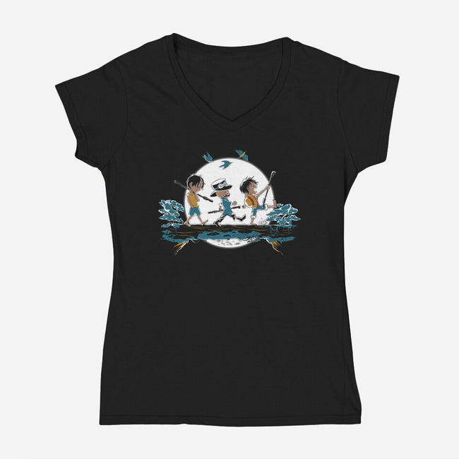 Halcyon Days-womens v-neck tee-angdzu